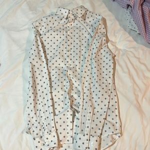 Express Button-down Patterned Shirt (XS)